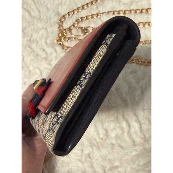 Authentic Gucci GG Supreme Web Bow Continental Wallet – Red Leather – Excellent - Picture 6 of 8